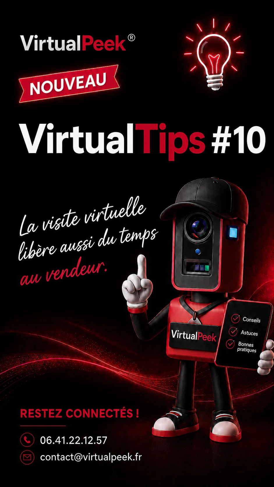 💡 La visite virtuelle libère aussi du temps au vendeur